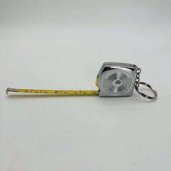 Vintage 1/4" Stanley Power lock 3' Key Tape 39-133 Pocket size Key Chain USA - Picture 8 of 10